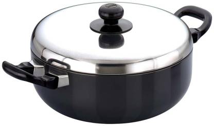 Hawkins 3 L Futura All-Purpose Handi with Lid (Hard Anodised)