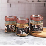 Roxx Container Decorated Jar Square (780 ml)