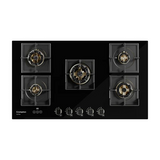 Crompton HOB-OPFBTI900-MBL-Built-InGasHob 5 Burner Hob Optime Series 90 cm 