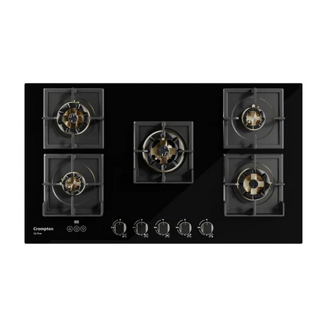 Crompton HOB-OPFBTI900-MBL-Built-InGasHob 5 Burner Hob Optime Series 90 cm 