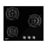 Crompton HOB-SS3D603-MBL Built-In Gas Hob 60 cm 3 Burner Hob Sensosafe