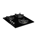 Crompton HOB-SS3D603-MBL Built-In Gas Hob 60 cm 3 Burner Hob Sensosafe