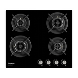 Crompton HOB-SS3D604-MBL Built-In Gas Hob 60 cm 4 Burner Hob Sensosafe