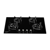 Crompton 78 cm 4 Burner Hob Sensosafe HOB-SS3D784-MBL-Built-In Gas Hob