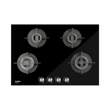 Crompton 82cm 4 Burner Hob Sensosafe HOB-SSDC824-MBL-Built-In Gas Hob 