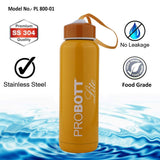 PROBOTT LITE Stainless Steel Water Bottle 800ml Yellow Color (PL800-01)