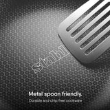 Deep Frypan with Lid- Triply Artisan Hybrid Series 6726