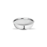 SignoraWare Artista triply Shallow Tasla Stainless Steel Induction Compatible Triply with Steel Lid (Induction and Gas Compatible), 18cm, Capacity 1200ml, Silver