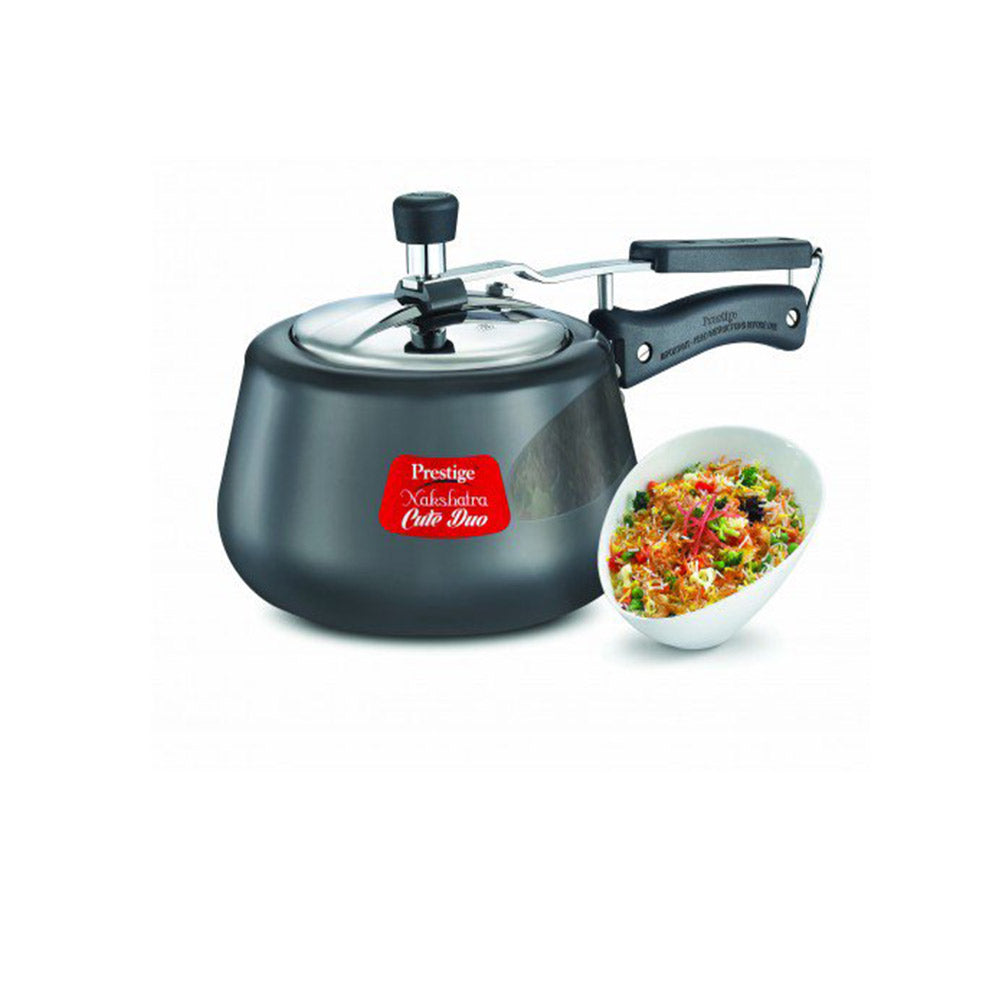 Prestige Nakshatra Cute Hard Anodised Pressure Cooker 2 Litre