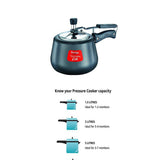 Prestige Nakshatra Cute Hard Anodised Pressure Cooker 2 Litre