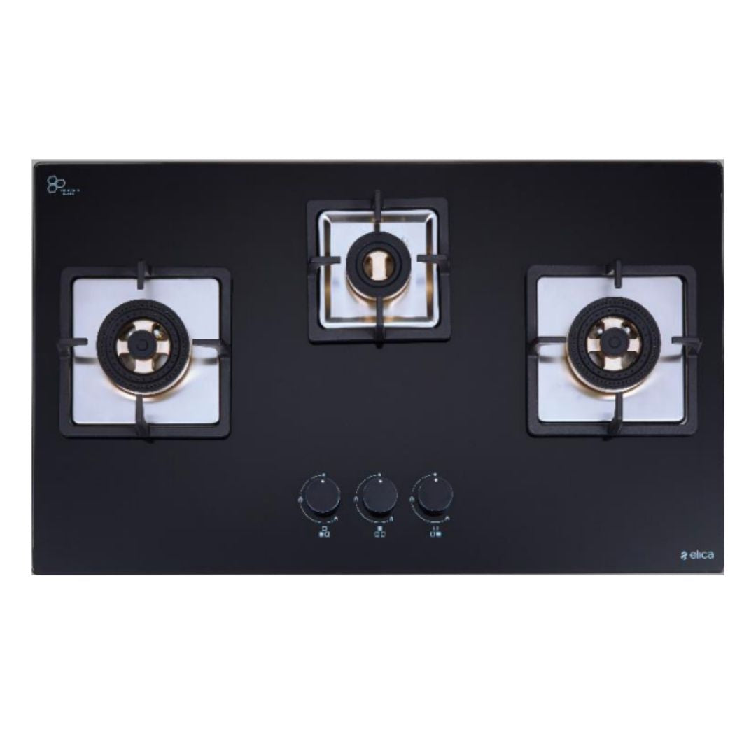 Elica 3 Burner Hobtop IND FLEXI FB 375 DX DFS DIrect Flame Technology
