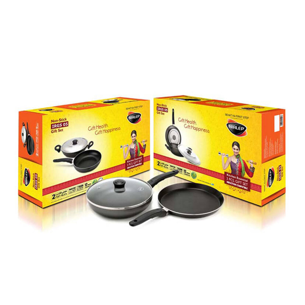 Nirlep Kitchen Essential Non-Stick Gift Set IRGS 05 FGSK