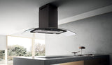 Elica Ismart  Glace Trim BF Island LTW 90 Nero