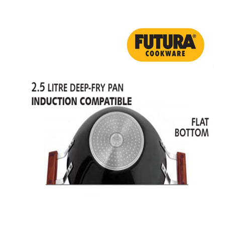 Futura Deep-Fry Pan 2.5 L with stainless steel lid : IAD25S