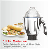 Tusker 750W Mixer Grinder with 6 Jars (Black)