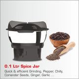 Tusker 750W Mixer Grinder with 6 Jars (Black)