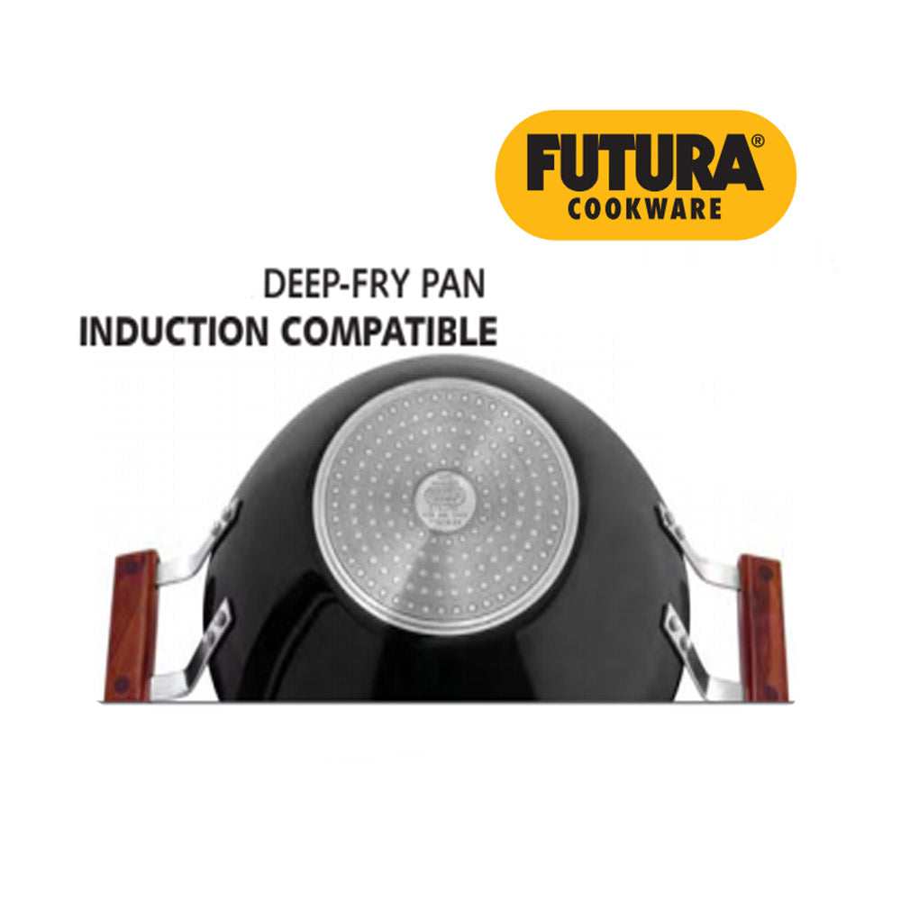 Futura Deep Fry Pan Induction Compatible With SS Lid :IAD375S