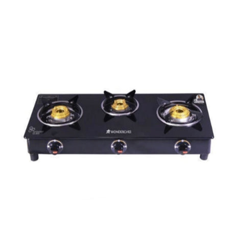 Buy WONDERCHEF ULTIMA 3 BURNER GLASS COOKTOP at the lowest price in India at Apnidukaan.com