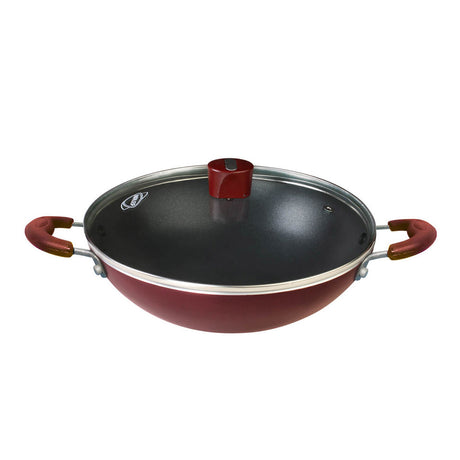 Nirlep Select + Extra Non-Stick Kadai With Lid (200 mm) (200 mm)