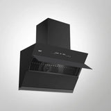 ALBURY Super 75 DC Filterless Smart Chimney | 75 cm Wall-Mounted, 1480 m³/hr, Auto Clean, Gesture Control, Matte Black Glass
