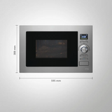 KAFF KB 4A Anti Finger Stainless Finish Oven Capacity 28L Built In Microwave