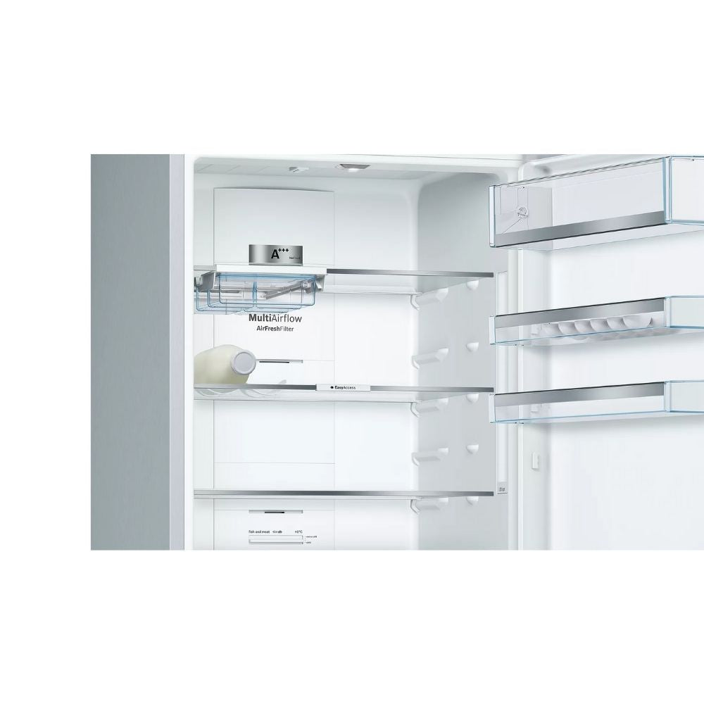 Bosch Black Serie | 6 free-standing fridge-freezer with freezer at bottom