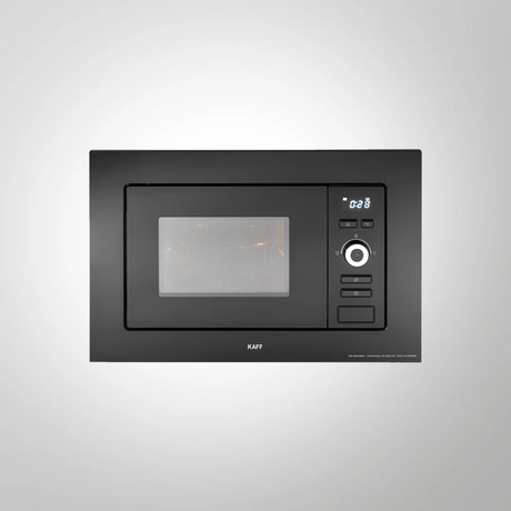 KAFF KMW 5PJ Built in Microwave Cavity 20 Liter Multi Programming Mode, Black Tempered Glass