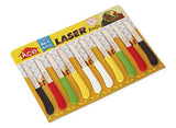 Ace Laser Knife Set Serrated Edge 10 Piece Set