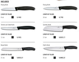 Swiss Made Classic Cutlery Block 9 Pieces Beechwood Knife Set