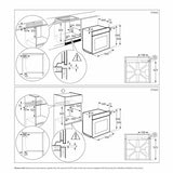 Electrolux KOCBP21X 60cm UltimateTaste 700 built-in single oven with 72L capacity