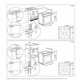 Electrolux KODDP71XA 60cm UltimateTaste 500 built-in single oven with 72L capacity