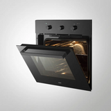 KAFF KOV 70 BA 6 60 cm ELECTRIC OVEN Full Black Tempered Glass Finish Built In Oven