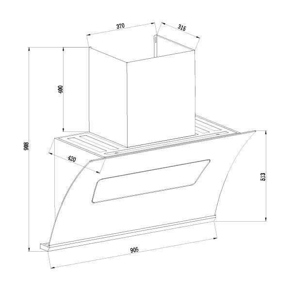 Hindware  Essence 90cm Auto Clean Chimney