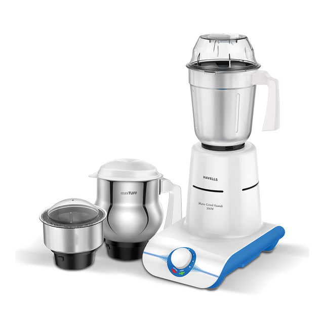 Buy Havells Maxx Grind Haandi 500 WATT MIXER GRINDER at the lowest price in India at Apnidukaan.com, Save UPTO 50% Off, All India Free Shipping, Click here to see all of our exclusive deals.