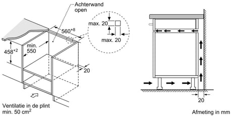 Bosch CMA585MS0I Built-in Microwave Oven 