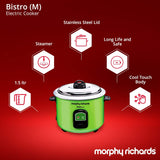 Morphy Richards Bistro 1.5 - Litre Electric Rice Cooker (Green)