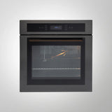 KAFF  60cm MZ OV6 TN Built-in Oven Black Glass with Titanium Finish Fascia  ELECTRIC OVEN 