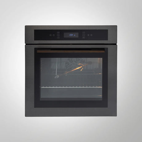 KAFF  60cm MZ OV6 TN Built-in Oven Black Glass with Titanium Finish Fascia  ELECTRIC OVEN 