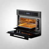 KAFF MZ ST6 TN ELECTRIC COMBI STEAM OVEN Glass with Titanium Finish Fascia Memory Function 60 CM