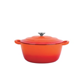 Bergner Cast Iron Casserole With Lid 28 Cm (BG-34100-OR)