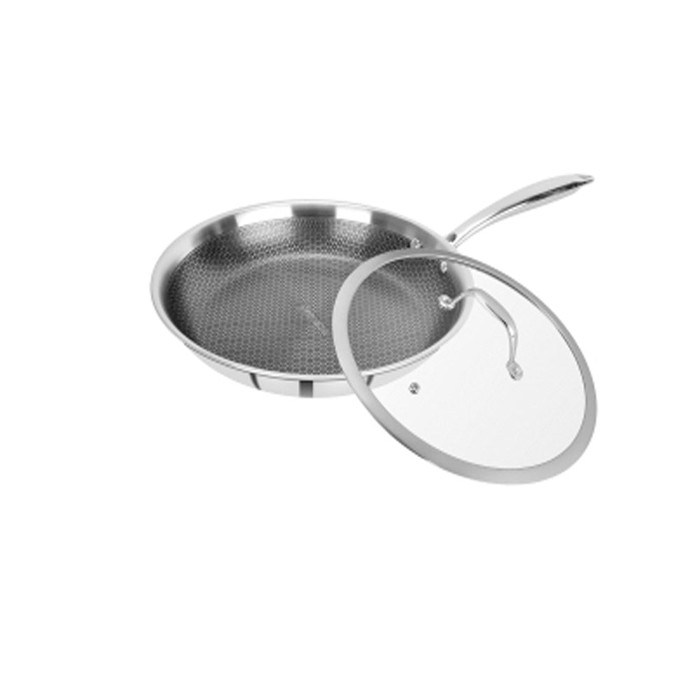 Bergner SS Hi-Tech Prism Frypan With Lid 28 cm (BG-31169-MM)