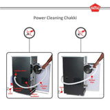 Domestic Natraj Atta Chakki / Gharghanti Prima Power Clean With Inbuilt Vacuum Cleaner (MultiColour)