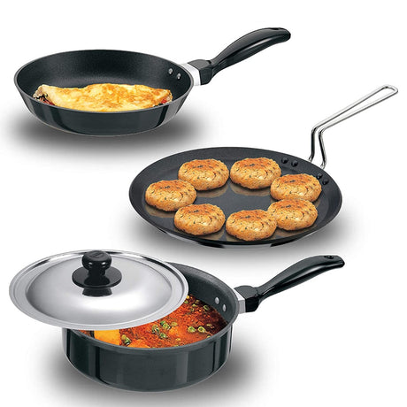 Hawkins Futura Non-Stick Cookware Set 1 , 4 Pieces NSET 1