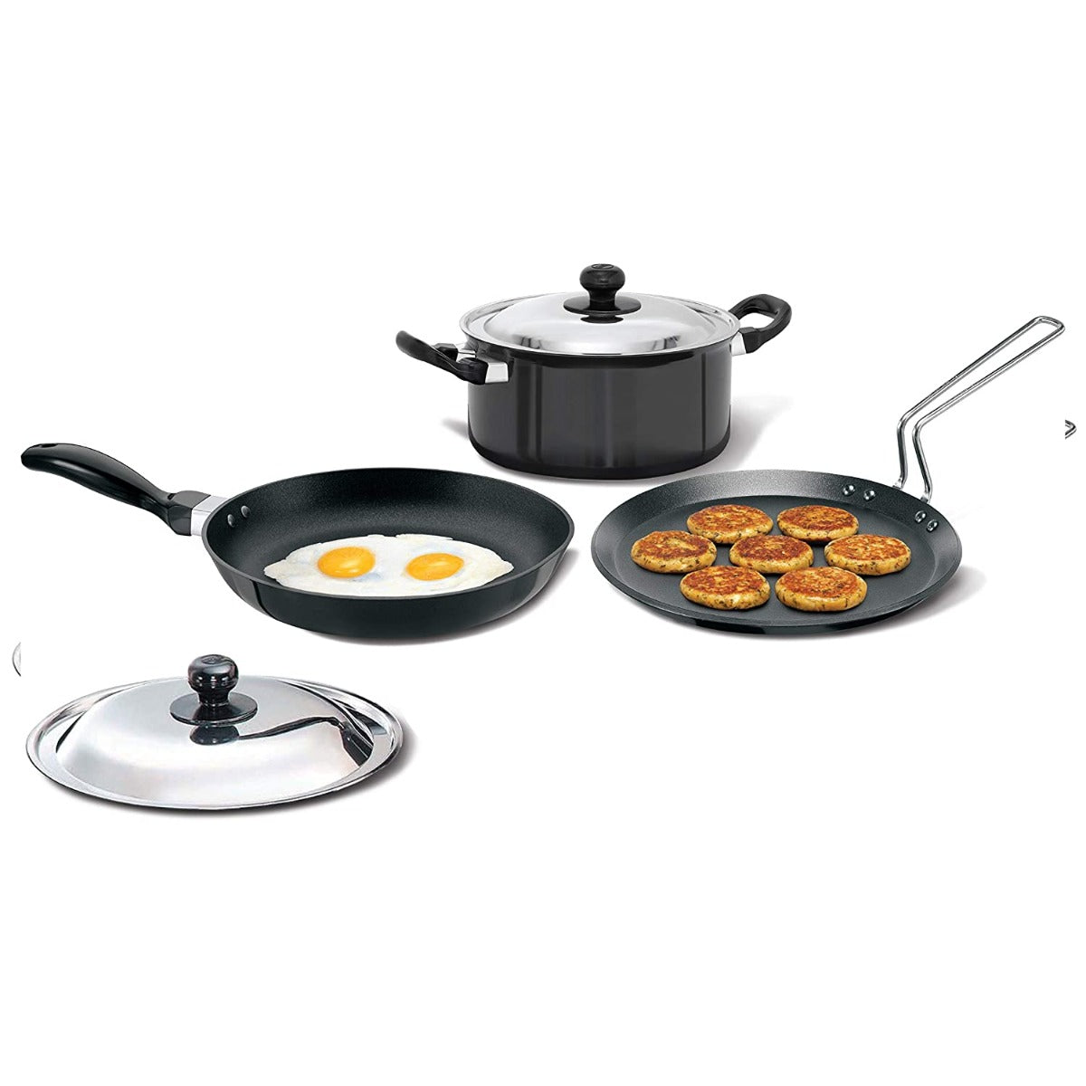 Hawkins Futura Non-Stick Induction Compatible Set, 3-Pieces INSET1