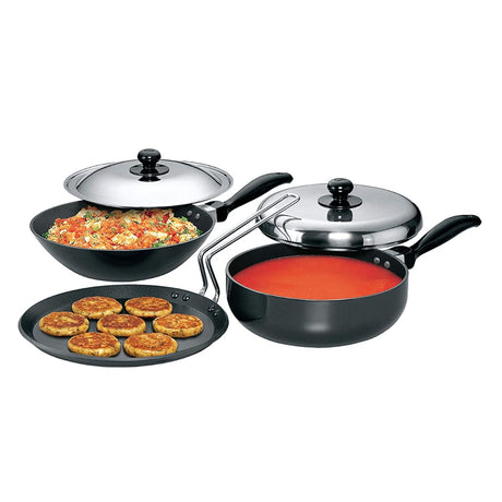 Hawkins Futura Non-Stick Cookware Set 3 (3 Pieces) NSET 3