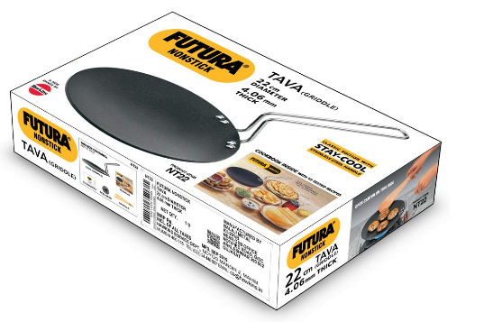 Hawkins Futura Non-Stick Tava 22 cm, 4.06 mm NT22