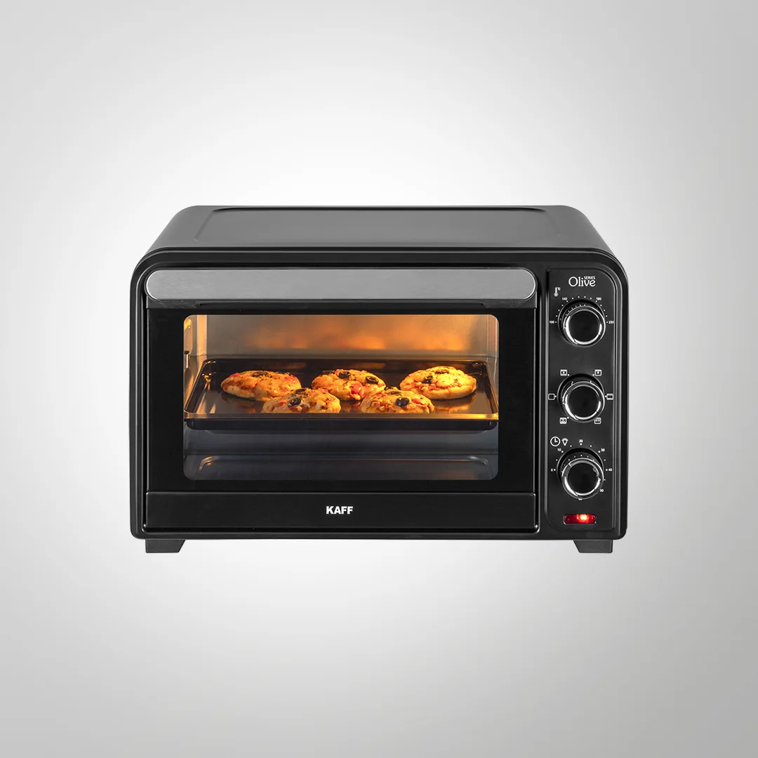 KAFF OLOT30 Matt Black Finish From All Sides Oven Toaster Grill