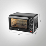 KAFF OLOT30 Matt Black Finish From All Sides Oven Toaster Grill