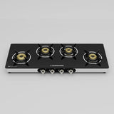 Olympic 4 Burner Gas Stoves Manual Ignition Glass Top