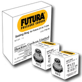 Hawkins Futura Rubber Gasket for 4L- 7L Tall Pressure Cooker and Futura Safety Valve 2 Units